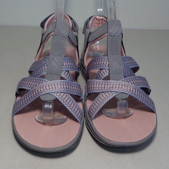 JSport by Jambu Size 7 M KAIA Grey / Pink Geometric Sandals New Women's Shoes - Picture 12 of 16